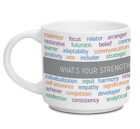 CliftonStrengths Mug- Back in Stock!