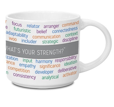 CliftonStrengths Mug- Back in Stock!