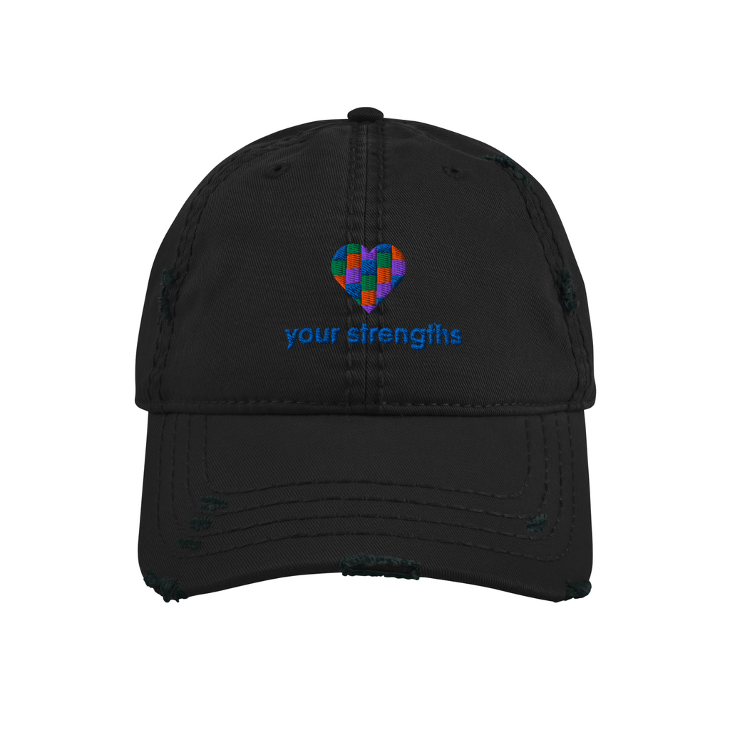 Love Your Strengths - Distressed Dad Hat