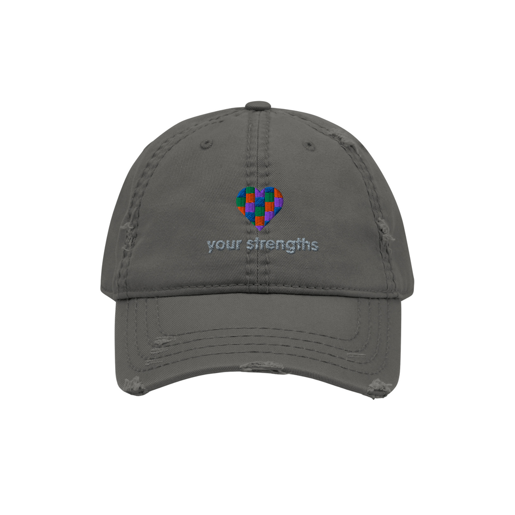 Love Your Strengths - Distressed Dad Hat