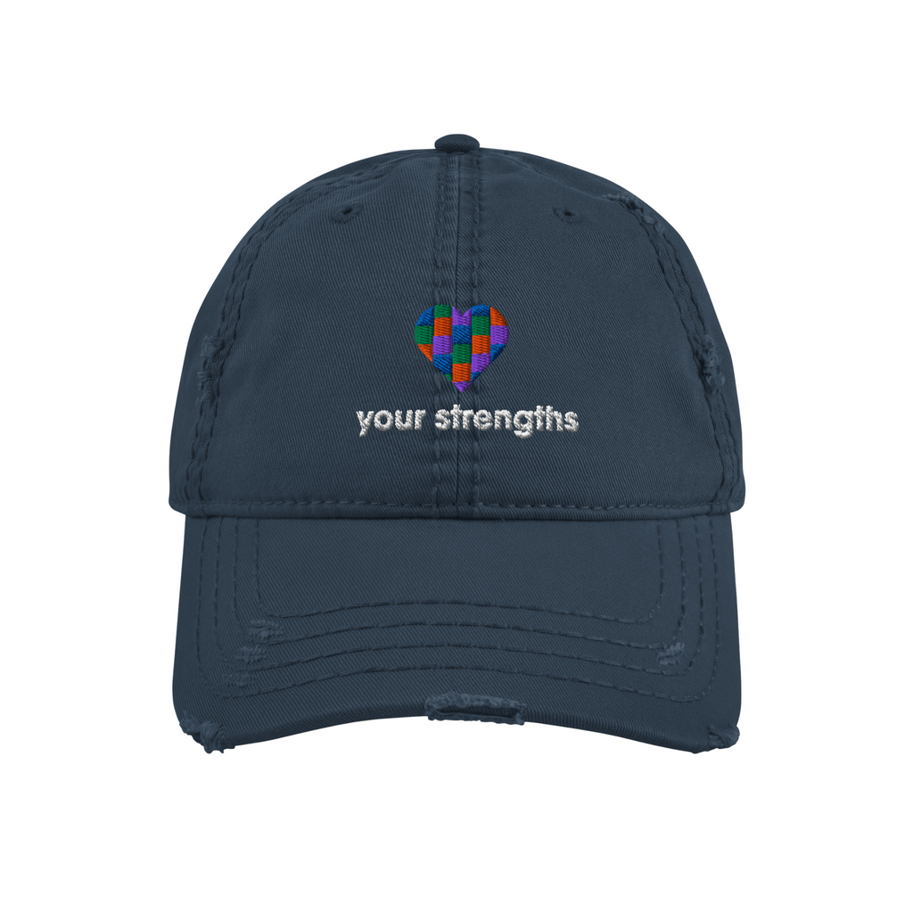 Love Your Strengths - Distressed Dad Hat