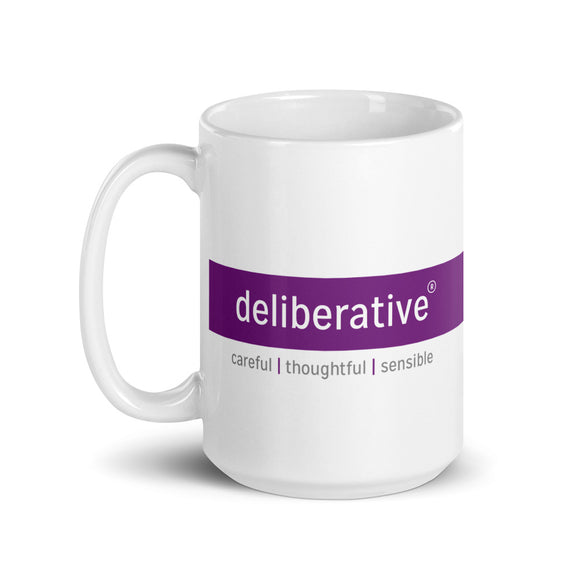 CliftonStrengths Mug - Deliberative